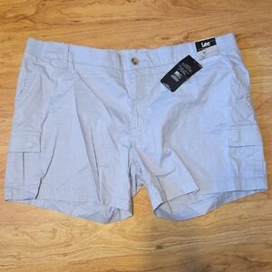 Lee Stone Gray Cargo Shorts